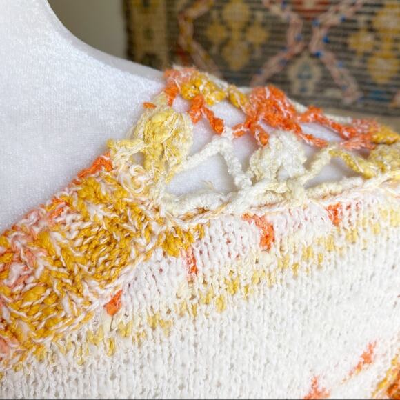 Free People Crochet Knit Dress Kaftan Coverup - Picture 14 of 16